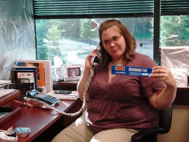 Aluminum Foil Birthday Office Prank S10 Forum